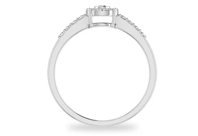 แหวนเพชรผู้หญิง รุ่น GR367 - มุมหน้า