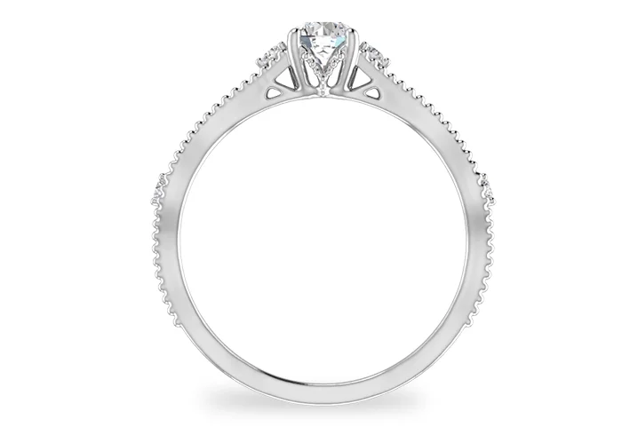 Women's Diamond Ring GR370 - front view