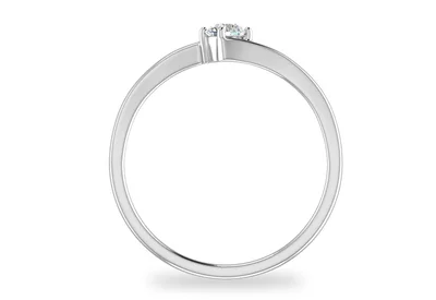 แหวนเพชรผู้หญิง รุ่น GR371 - มุมหน้า