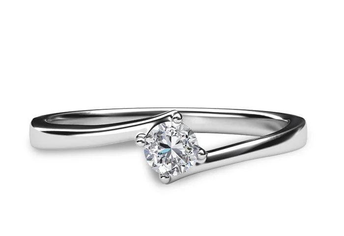 Women's Diamond Ring GR371 - top view