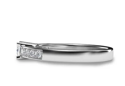 แหวนเพชรผู้หญิง รุ่น GR372 - มุมข้าง