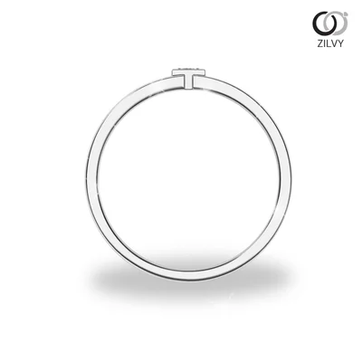 แหวนเพชรผู้หญิง รุ่น GR374 - มุมหน้า