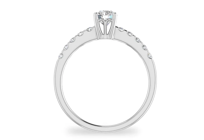 Women's Diamond Ring GR380 - front view