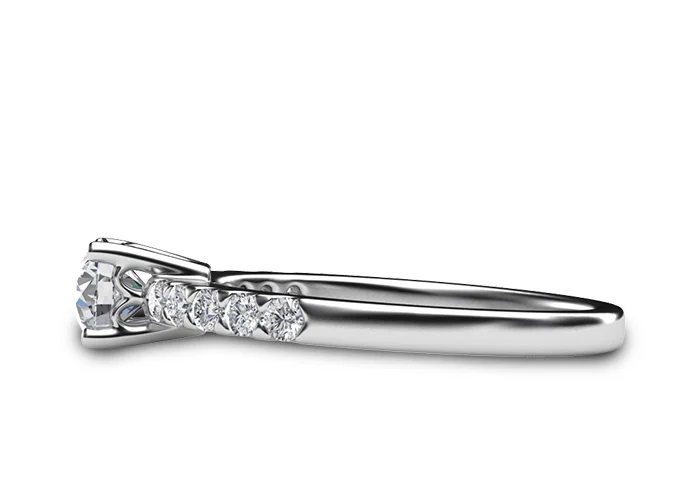 Women's Diamond Ring GR380 - side view