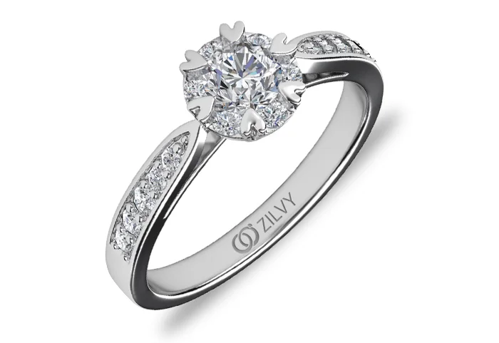 แหวนเพชร Jade Halo