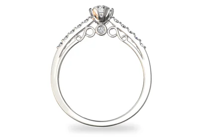 แหวนเพชรผู้หญิง รุ่น GR387 - มุมหน้า