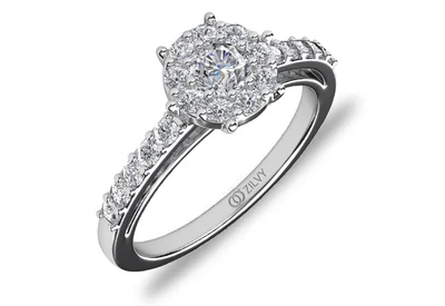 แหวนเพชรผู้หญิง รุ่น GR390 - ภาพเต็ม