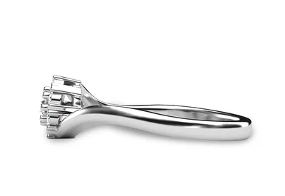 แหวนเพชรผู้หญิง รุ่น GR392 - มุมข้าง