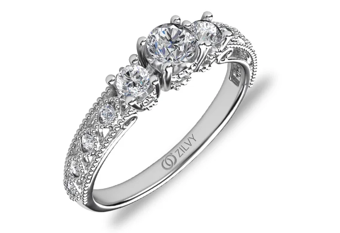 แหวนเพชร Margaux Trinity