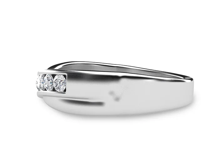 Women's Diamond Ring GR397 - side view