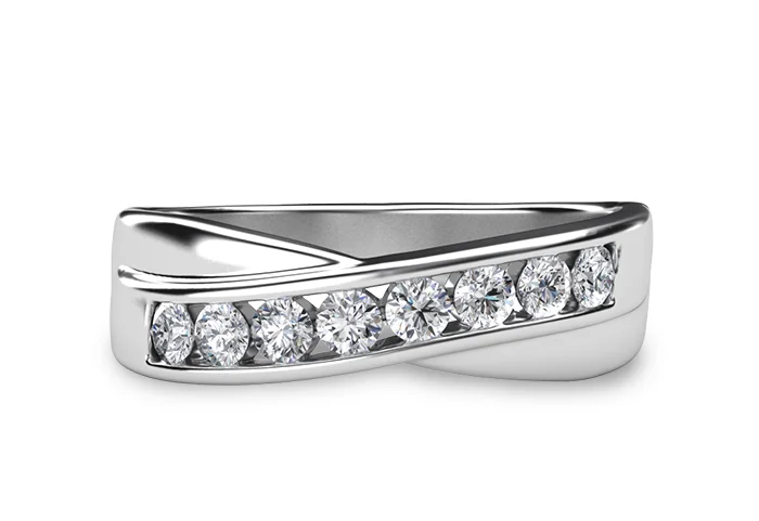 Women's Diamond Ring GR397 - top view