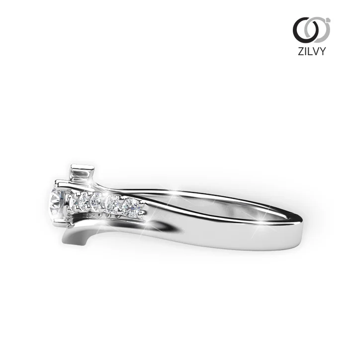 Women's Diamond Ring GR399 - side view
