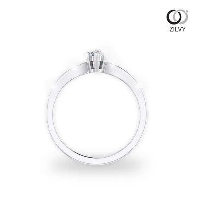 แหวนเพชรผู้หญิง รุ่น GR400 - มุมหน้า