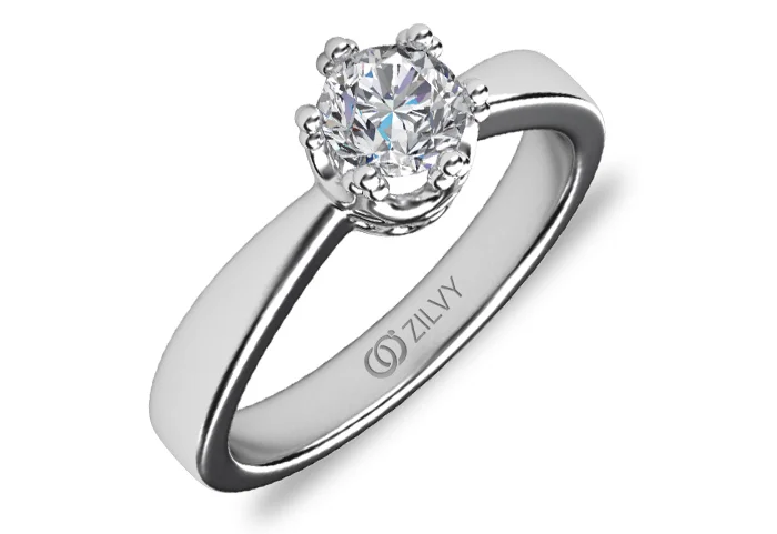 แหวนเพชร Pearl Solitaire