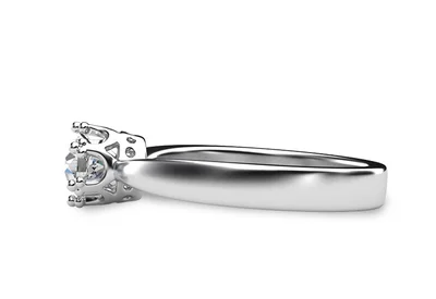 แหวนเพชรผู้หญิง รุ่น GR401 - มุมข้าง