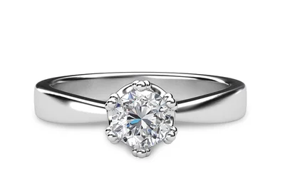 แหวนเพชรผู้หญิง รุ่น GR401 - มุมบน