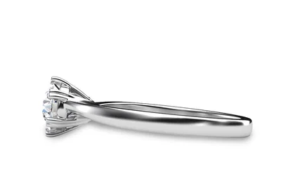 แหวนเพชรผู้หญิง รุ่น GR404 - มุมข้าง