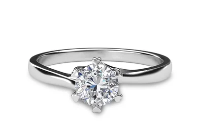 แหวนเพชรผู้หญิง รุ่น GR404 - มุมบน