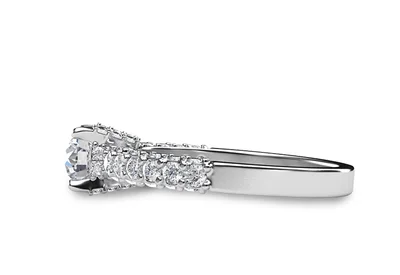 แหวนเพชรผู้หญิง รุ่น GR409 - มุมข้าง