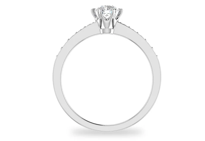 Women's Diamond Ring GR411 - front view