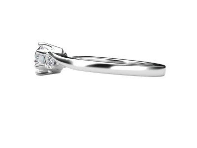 แหวนเพชรผู้หญิง รุ่น GR415 - มุมข้าง