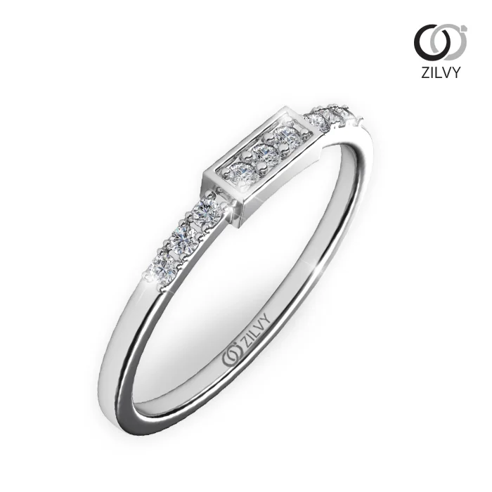 Women's Diamond Ring GR418 - perspective view