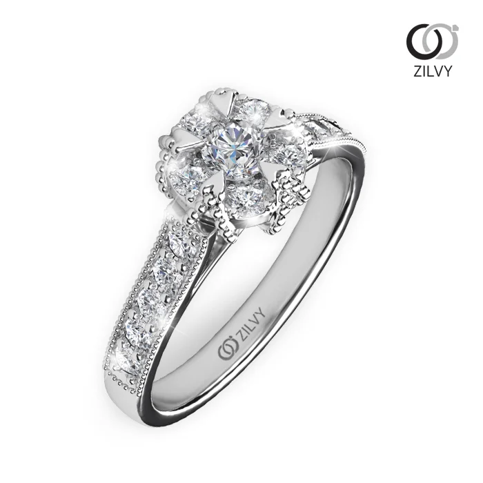 แหวนเพชร Astrid Halo