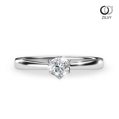 แหวนเพชรผู้หญิง รุ่น GR420 - มุมบน