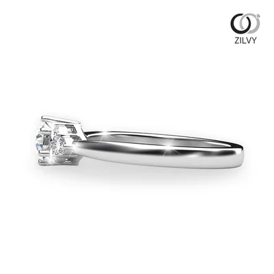 แหวนเพชรผู้หญิง รุ่น GR421 - มุมข้าง