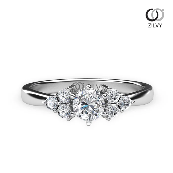 Women's Diamond Ring GR421 - top view