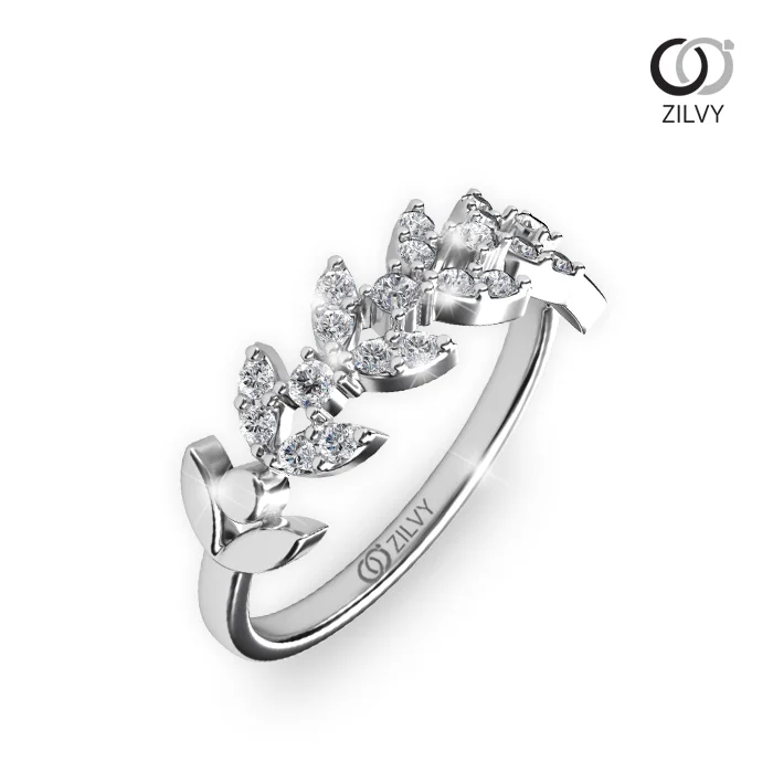 แหวนเพชร Evangeline Cluster