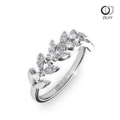 แหวนเพชรผู้หญิง รุ่น GR424 - มุมเปอร์สเปกทีฟ