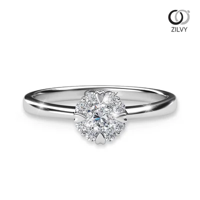 แหวนเพชรผู้หญิง รุ่น GR431 - มุมบน