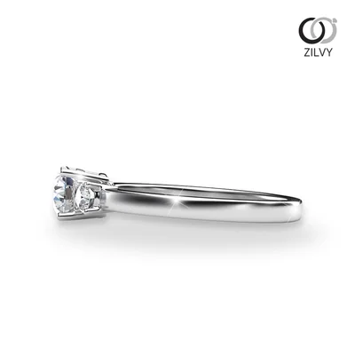 แหวนเพชรผู้หญิง รุ่น GR432 - มุมข้าง