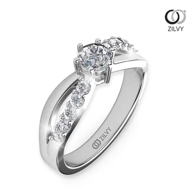 แหวนเพชรผู้หญิง รุ่น GR438 - มุมเปอร์สเปกทีฟ