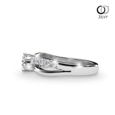 แหวนเพชรผู้หญิง รุ่น GR438 - มุมข้าง