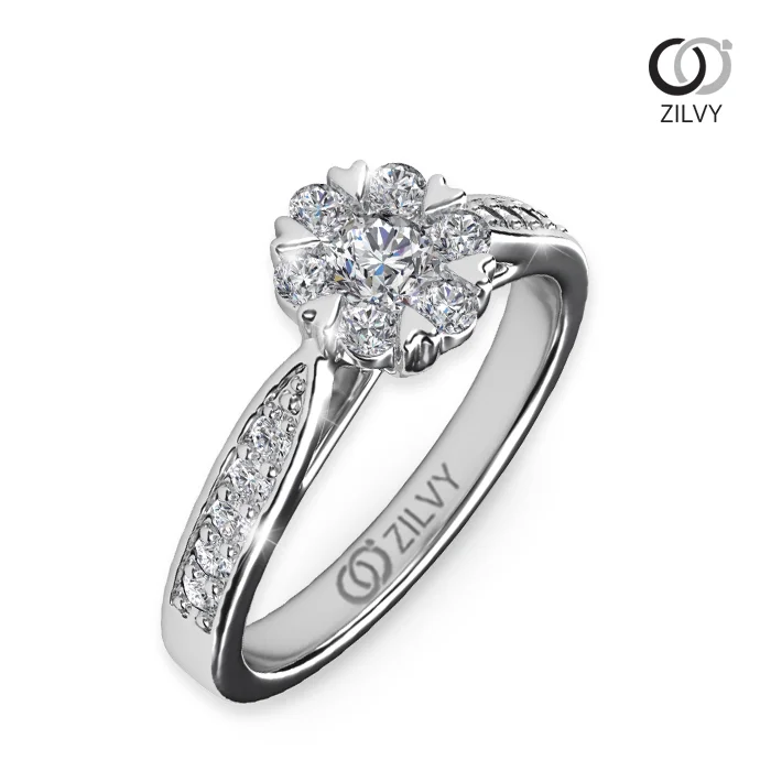 แหวนเพชร Odette Cluster