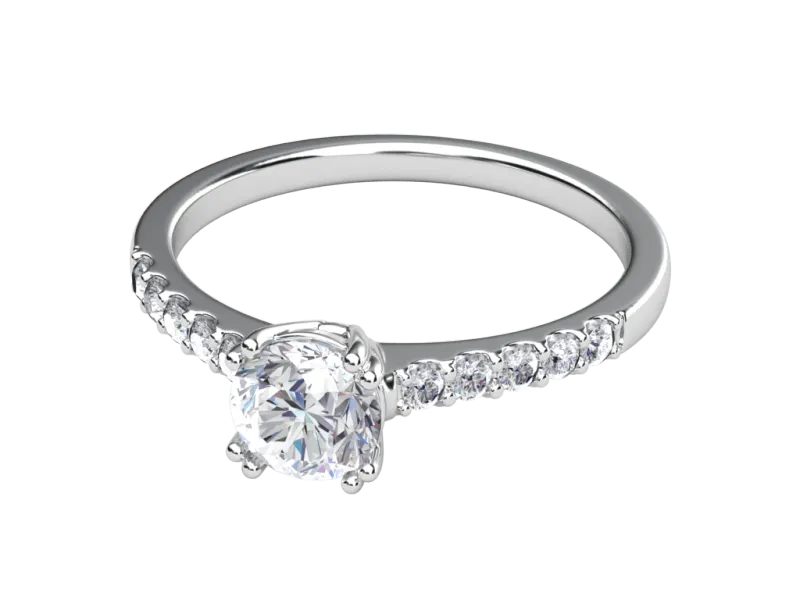 แหวนเพชร Riviera Pavé