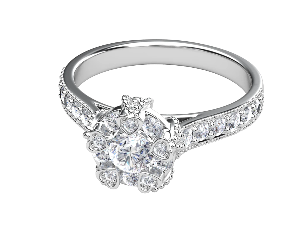 แหวนเพชร Coraline Cluster