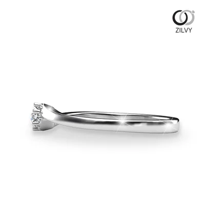 แหวนเพชรผู้หญิง รุ่น GR461 - มุมข้าง