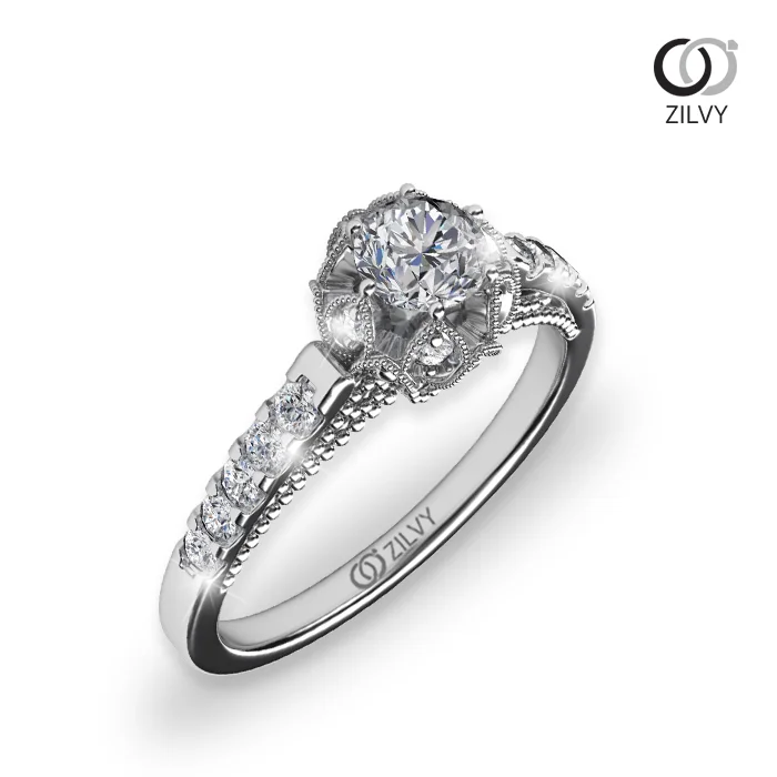 Women's Diamond Ring GR462 - perspective view