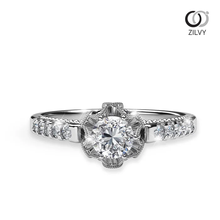 Women's Diamond Ring GR462 - top view
