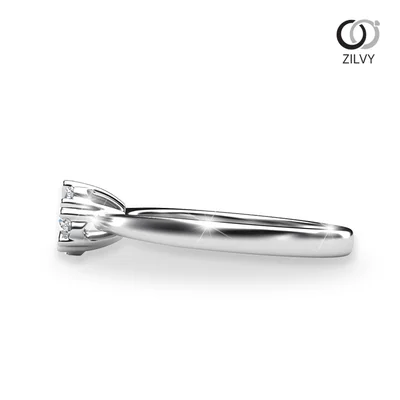 แหวนเพชรผู้หญิง รุ่น GR464 - มุมข้าง