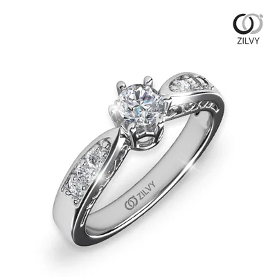 แหวนเพชรผู้หญิง รุ่น GR467 - มุมเปอร์สเปกทีฟ