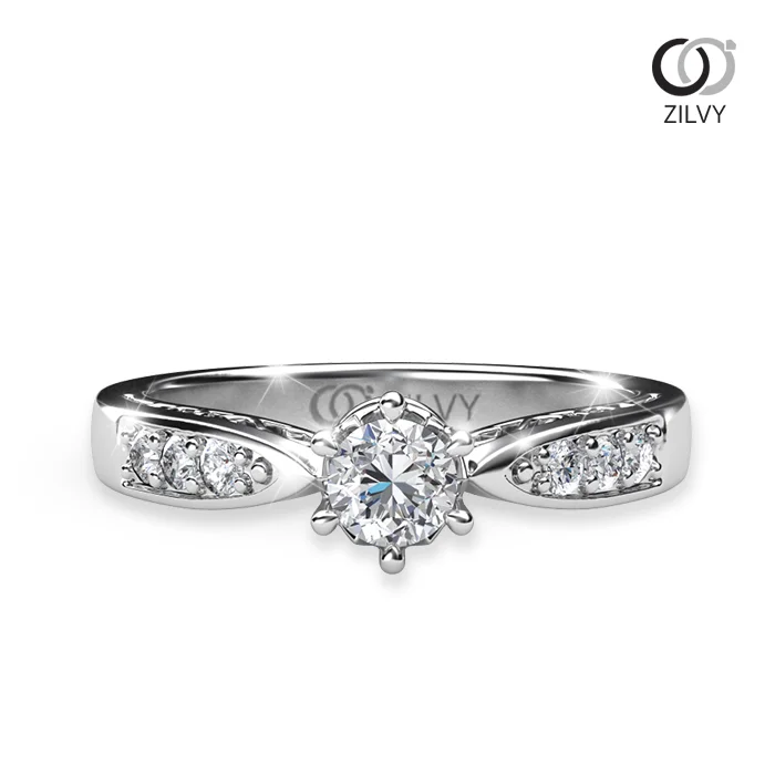 Women's Diamond Ring GR467 - top view