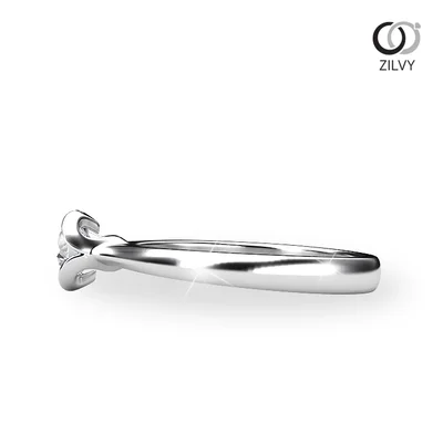 แหวนเพชรผู้หญิง รุ่น GR470 - มุมข้าง