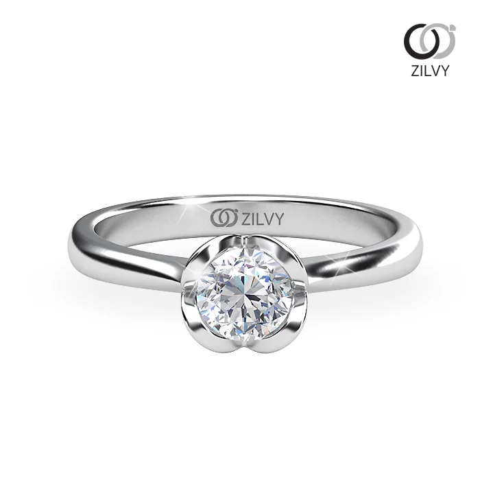 Women's Diamond Ring GR470 - top view