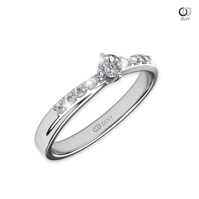 แหวนเพชรผู้หญิง รุ่น GR474 - ภาพเต็ม