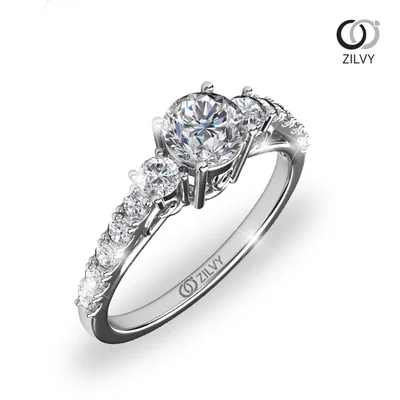 แหวนเพชรผู้หญิง รุ่น GR480 - ภาพเต็ม