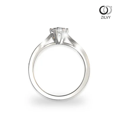 แหวนเพชรผู้หญิง รุ่น GR492 - มุมหน้า